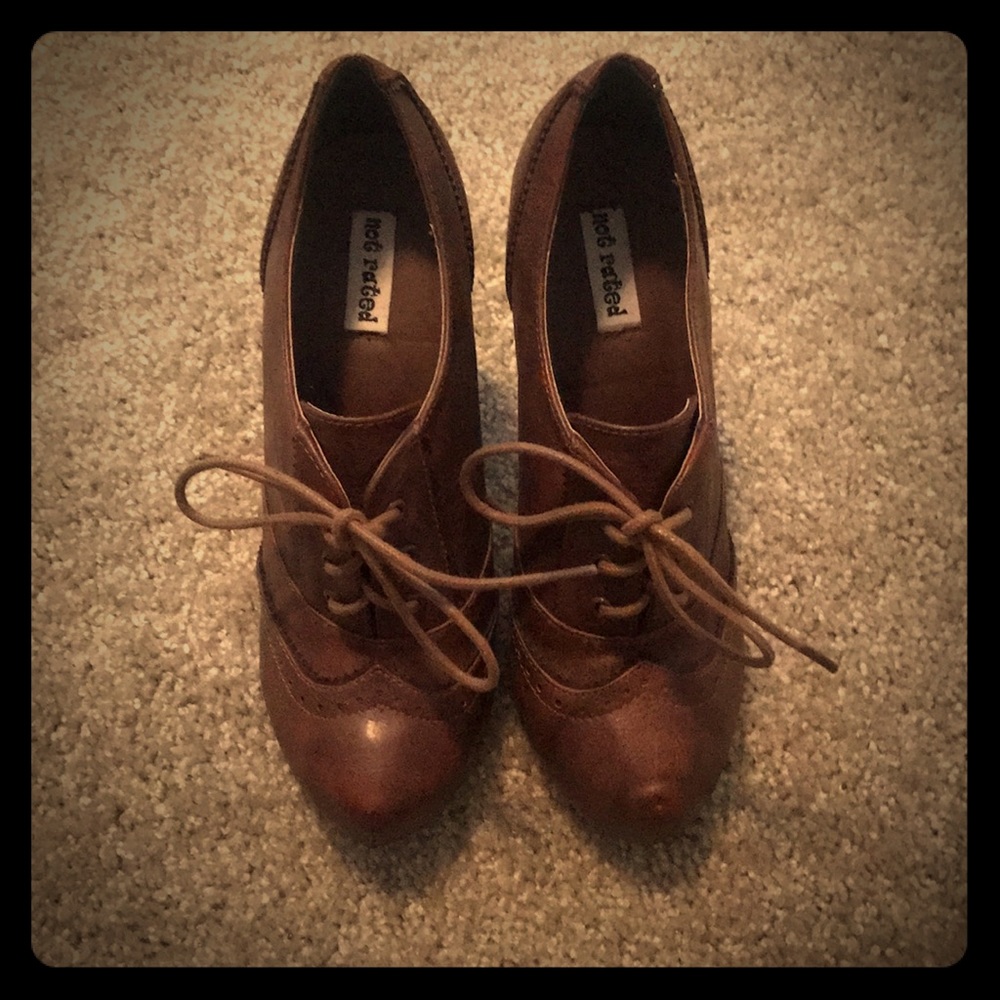 Brown booties